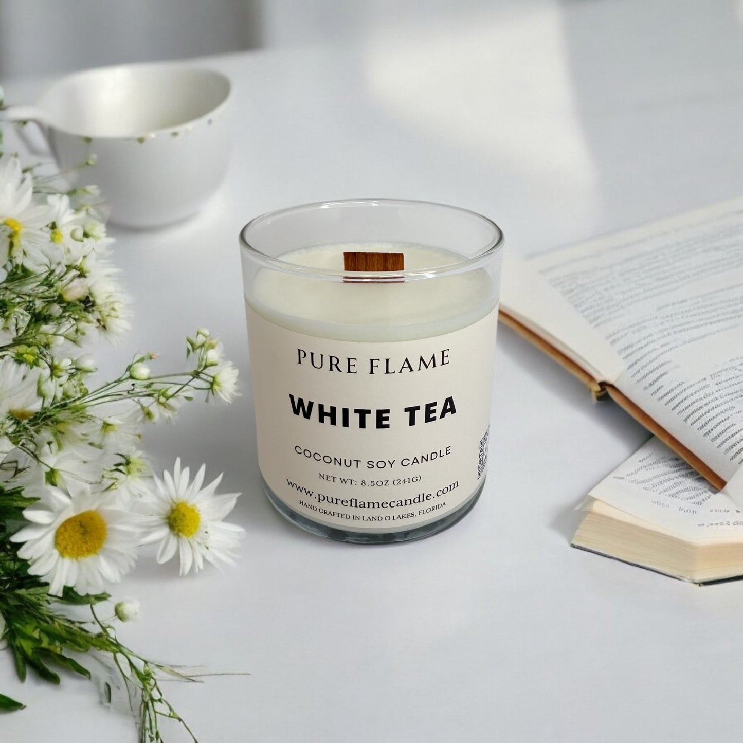 White Tea Candle
